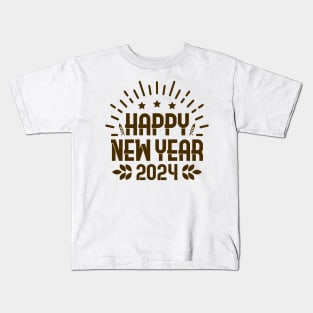 Happy New Year 2024 Kids T-Shirt